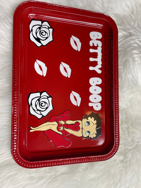 Betty boop rolling tray