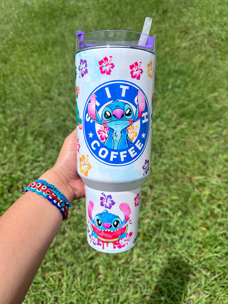 Stitch Starbucks 40oz tumbler