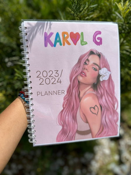 Karol g inspired 2023-2024 planner