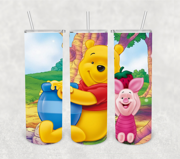 Winnie the Pooh and piglet