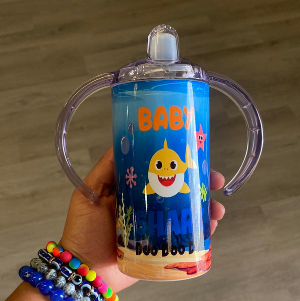 Baby shark kids tumbler